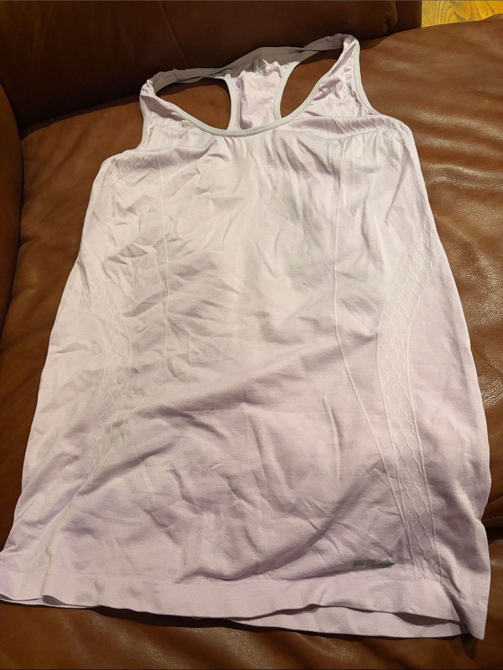 Fila Light Lavender Racerback Tank Top Medium